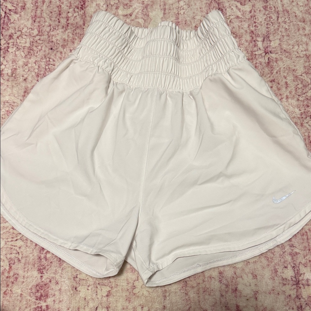 Nike Women's Athletic White Shorts